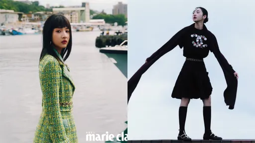 李沐罕見頂妹妹頭當日劇女主 套及膝襪、瑪莉珍鞋夢回校園時代