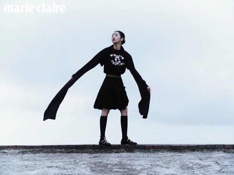 李沐拍攝《Marie Claire Taiwan美麗佳人》封面。《Marie Claire Taiwan美麗佳人》國際中文版提供