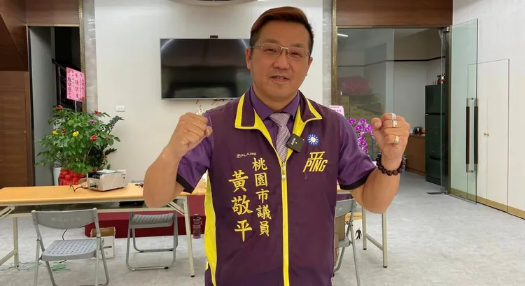 黃敬平認為留住護理人才和興建市立聯合醫院才能改善桃園市醫療照顧。翻攝黃敬平臉書