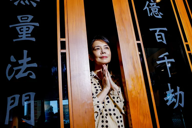 林美貞大愛劇《生命的麥田》飾演大陸配偶，甘苦人生有共鳴。大愛提供