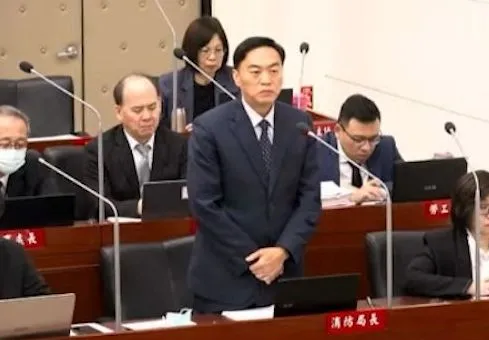 新竹市消防局長李世恭。翻攝新竹市議會網站