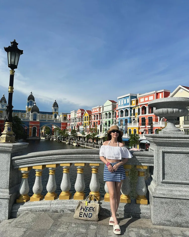 賴薇如出國放鬆心情。翻攝賴薇如臉書