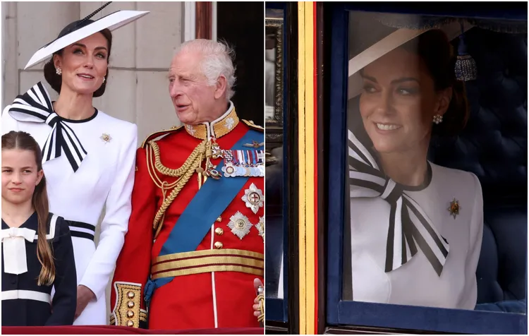 凱特王妃上周六出席英王慶生遊行，讓外界意外。路透