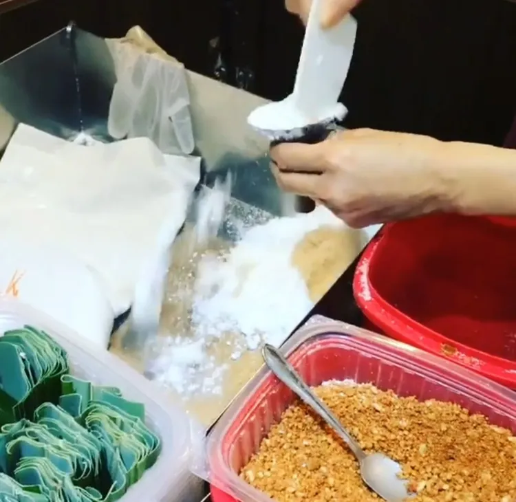 「狀元糕」兒時回憶，銅板價美食。IG @tinachifan 提供