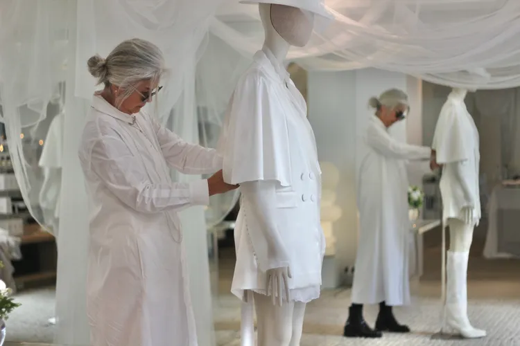 設計師陳季敏打造Blooming June純白風格婚禮展。品牌提供