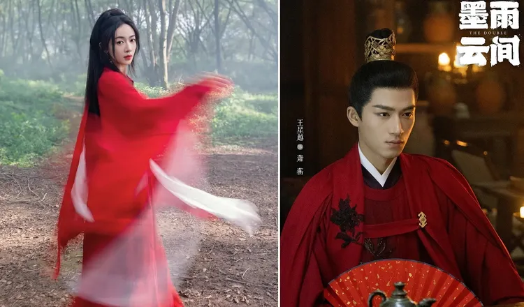 《墨雨雲間》由吳謹言及王星越主演。翻攝吳謹言微博及《墨雨雲間》官微