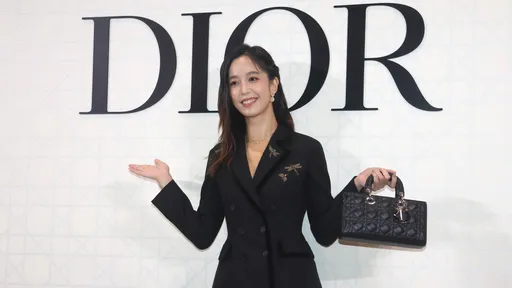 陳庭妮被DIOR勾出公主魂　逛新店幫老公買盤子「做早餐給我吃」