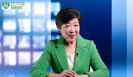 東京都知事小池拚3連任 超擬真「AI百合子」宣揚政績