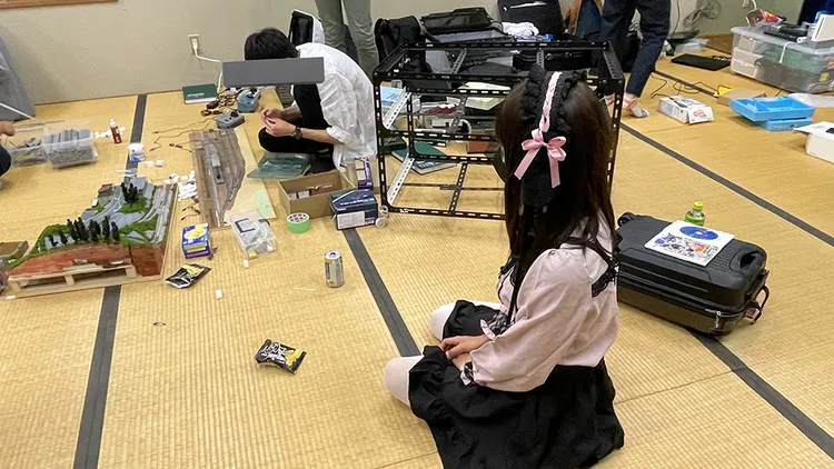 @bire1eys過去參加社團聚會時的情況。翻攝自@bire1eys X