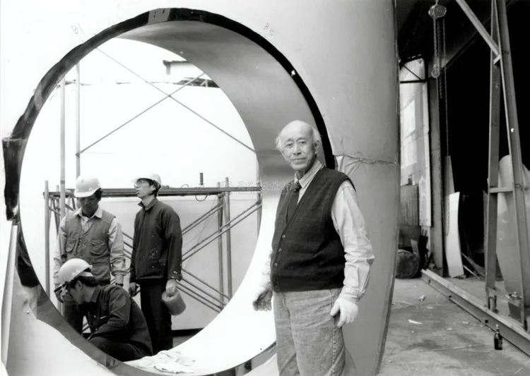 楊英風代表作在大銀幕展出。海鵬提供