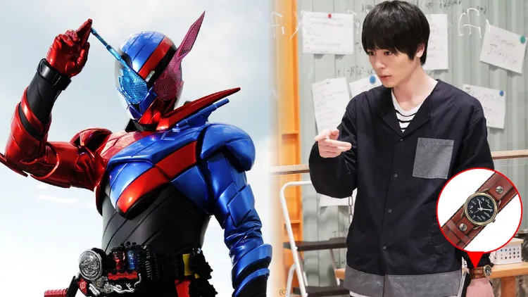 《假面騎士Build》主角犬飼貴丈去探病並送出劇中佩戴的手錶。翻攝toei_riderBUILD X