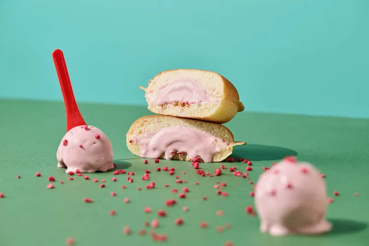 POUYUENJI HILLS「PLAY TEA」特色甜點「冰淇淋布里歐」。業者提供