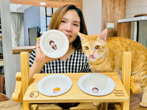 淡古跨界攜手北監推「聯盟商品」 「大哥們」手工為愛貓做碗超吸睛