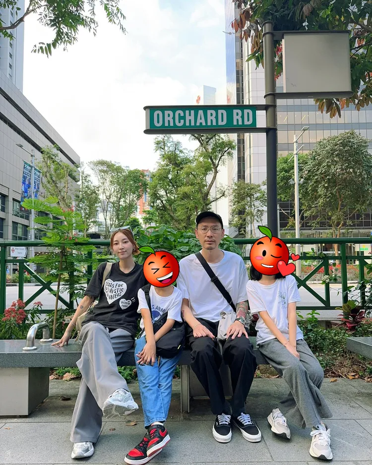 翁馨儀一家四口。翻攝《@hsinyiwong》IG