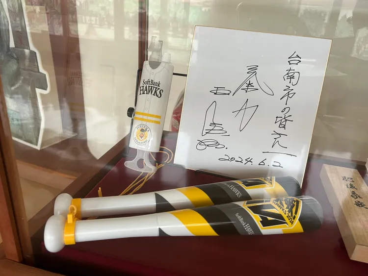 王會長特別對台南400寄予祝福。市府提供