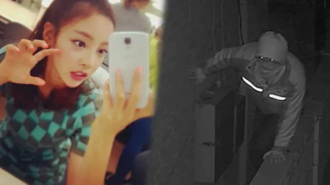 具荷拉（左圖）過世後，竊賊於2020年1月進入她首爾清潭洞的家中扛走保險箱。翻攝SBS