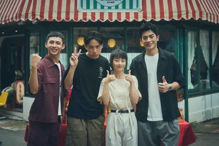 洪毓璟(左起)、吳翰林、許莉廷、黃登愷。華視、公視台語台提供