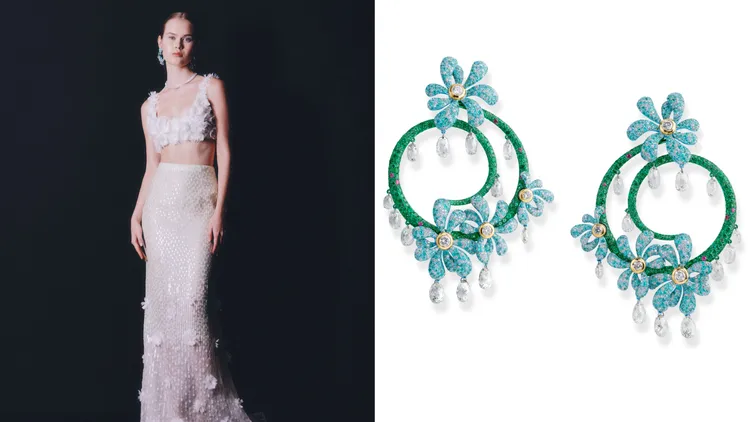 蕭邦Red Carpet系列Haute Joaillerie作品。品牌提供