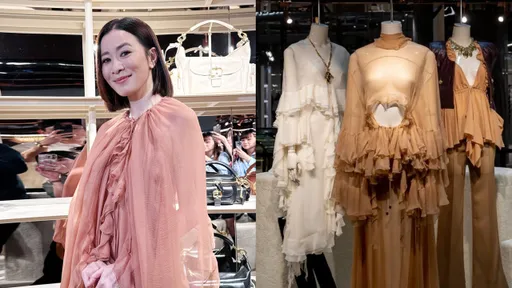 Chloé快閃店進駐香港端獨家下午茶 佘詩曼飄仙氣來力挺