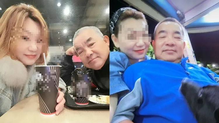 王俊郎與曾女合照看上去十分親暱。翻攝曾女臉書