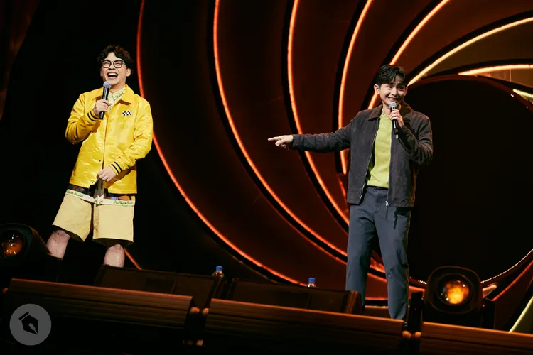 《賀博台瘋》台北站博恩、賀瓏。 薩泰爾娛樂娛樂提供