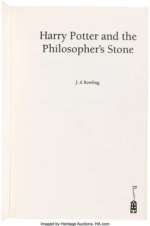 20多年前《哈利波特》校樣書公開拍賣 價格預估翻萬倍
