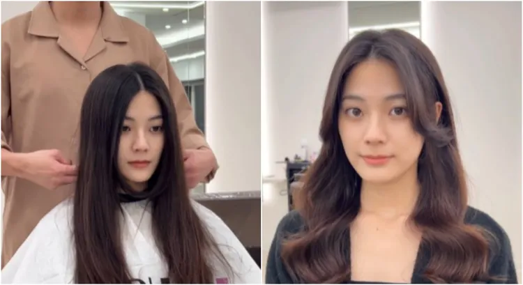 小馮新造型曝光，剪髮前（圖左）後對比。翻攝小馮IG