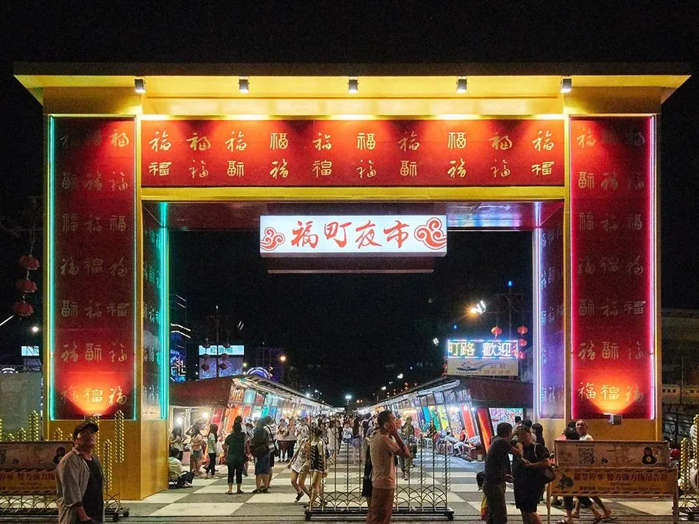 東大門夜市以前連續假期單日人潮會達到2萬5千人以上,現在則是不到1成。花蓮縣府提供