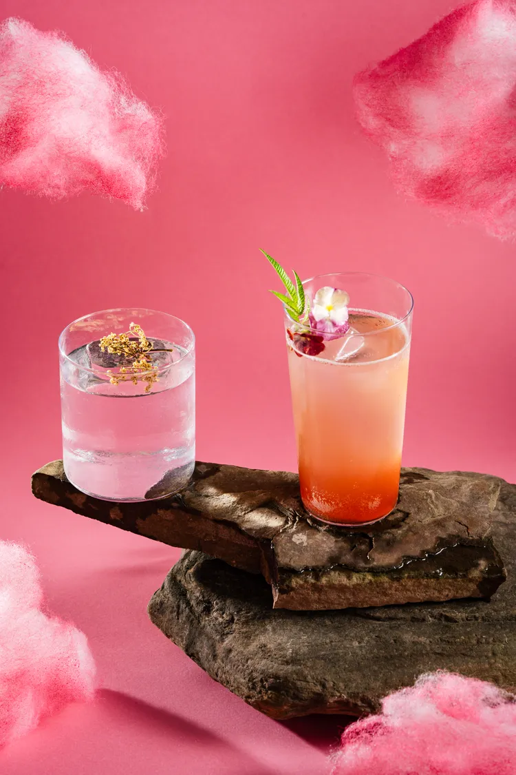 以印度神話為背景，設計出調酒與無酒精品項。業者提供