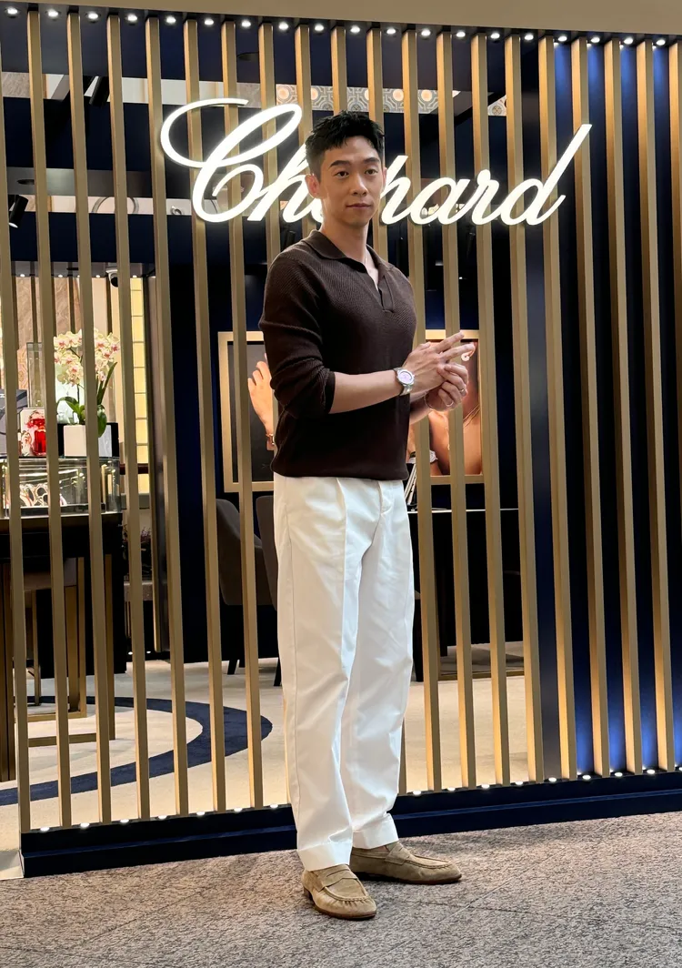 王可元今擔任蕭邦台北101限時概念店一日店長。張家玲攝
