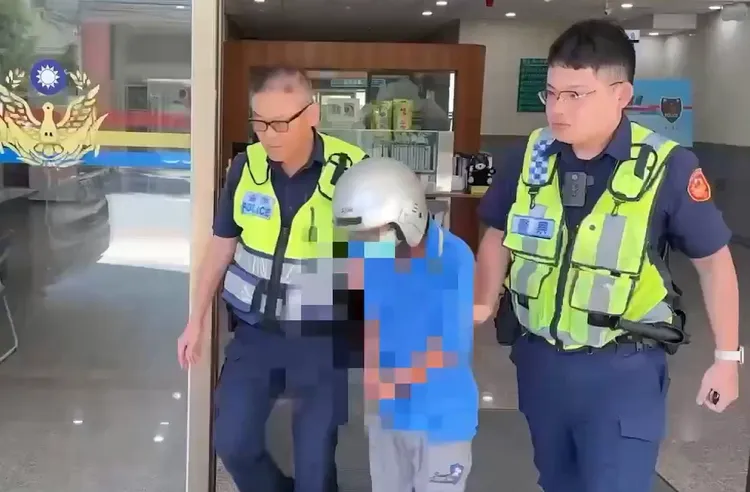 謝男在警方擴檢期間偷竊遭逮。警方提供