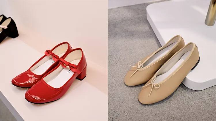 店內焦點單品包括了各式優雅的瑪莉珍鞋。品牌提供