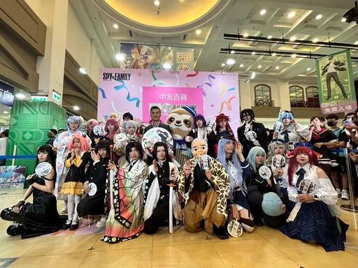 中部最大動漫展中友百貨登場　16大超擬真場景好玩又好拍