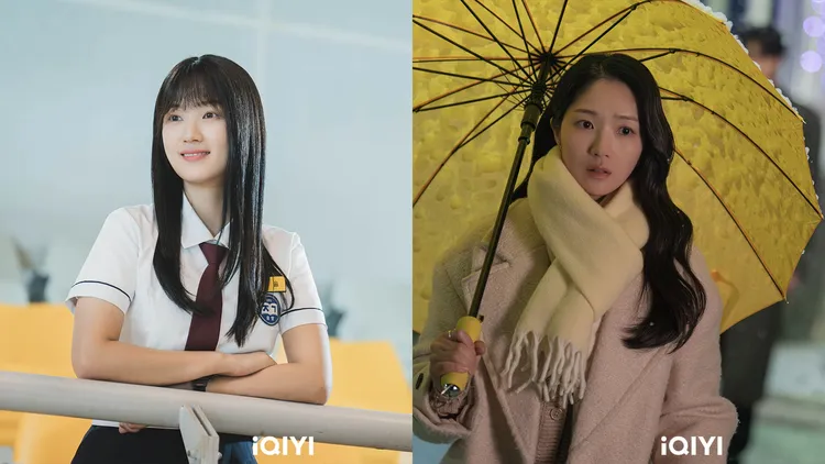 金惠奫從18歲（左圖）演到34歲。愛奇藝國際站提供