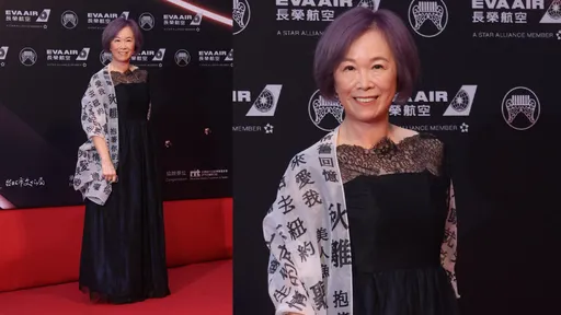 金曲紅毯|熊美玲幸運披肩 寫滿林秋離經典歌詞