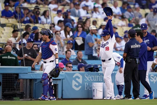 慘了!道奇花105 億簽山本由伸 今只投2局就傷退