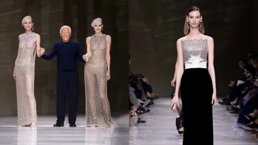 高訂秀|GA造89套珍珠裝訴寧靜 89歲Armani先生神采奕奕來謝幕