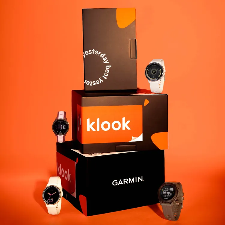 Klook攜手Garmin打造破萬冒險盲盒，6/17中午12時在Klook平台開放搶購。業者提供