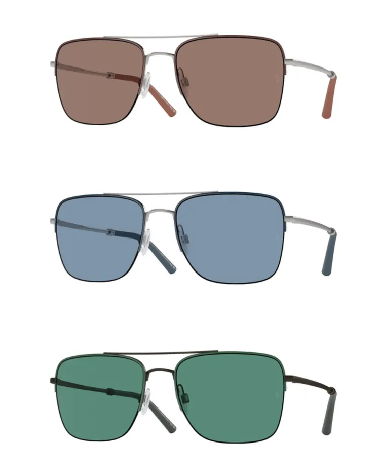 Oliver Peoples x Roger Federer Hybrid系列，各1萬7100元。品牌提供