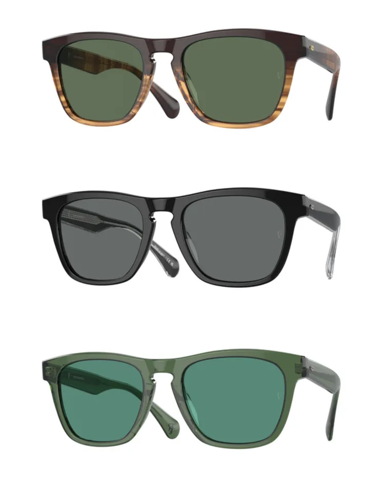 Oliver Peoples x Roger Federer Lifestyle系列，各1萬7100元。品牌提供