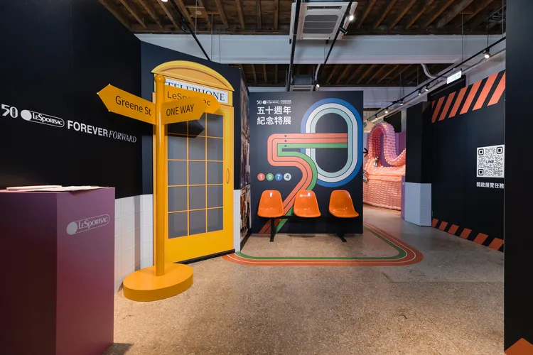 展區以紐約地鐵作為設計主題。品牌提供