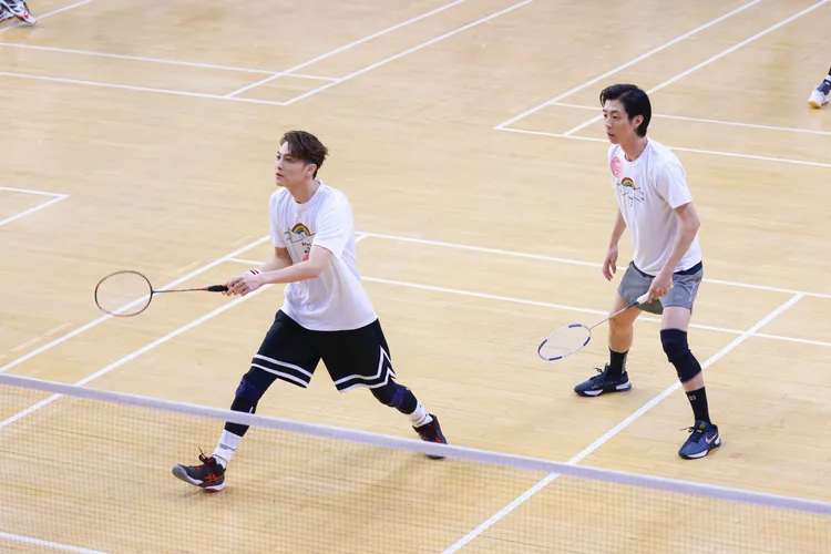 王子（左）和廖允杰。愛最大提供