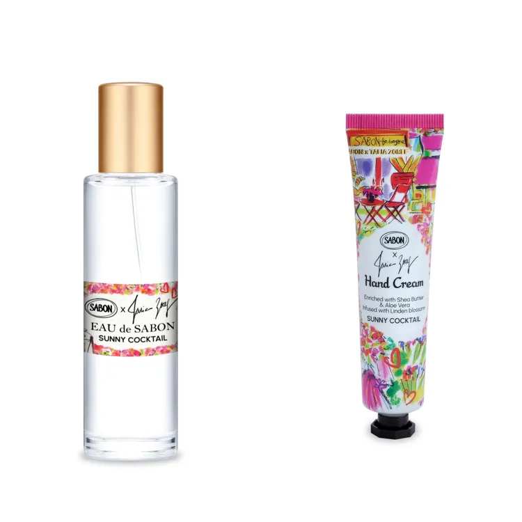 SABON香絮巴黎宣言香水（左）30ml／1280元、護手霜30ml／380元。品牌提供