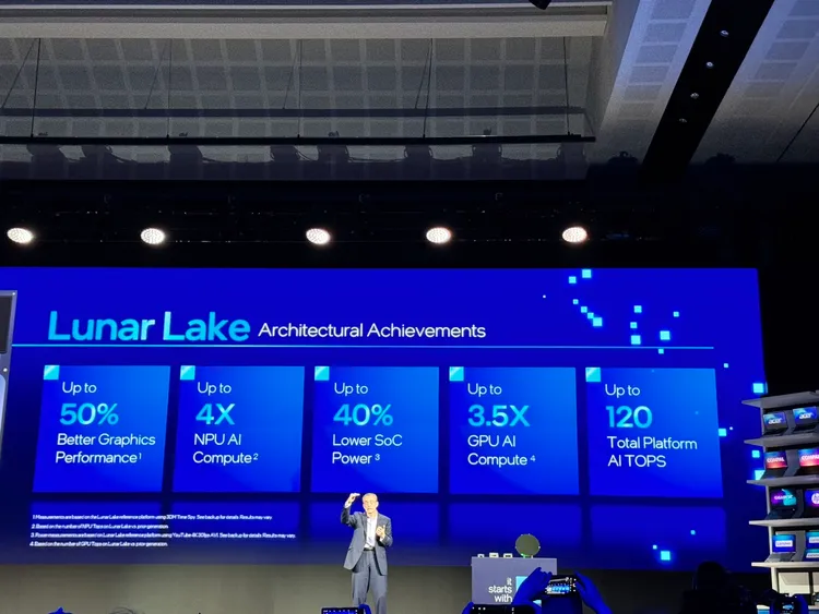Intel最新AI處理器Lunar Lake正式發表。趙筱文攝影。
