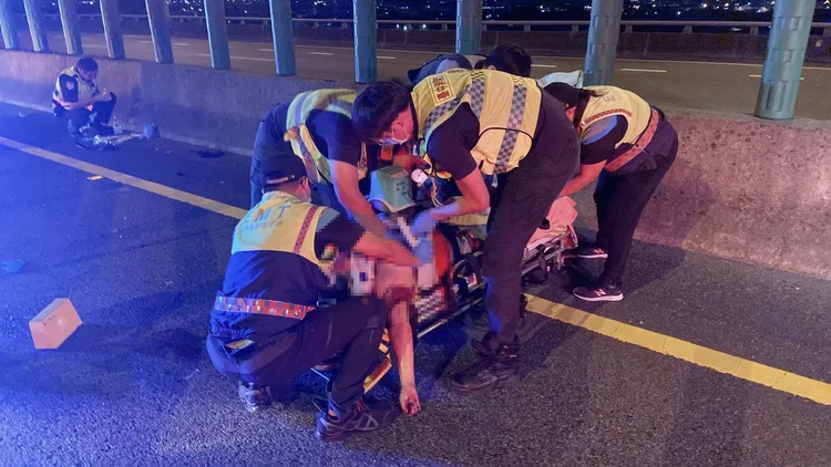 黃女現場已無生命跡象。民眾提供