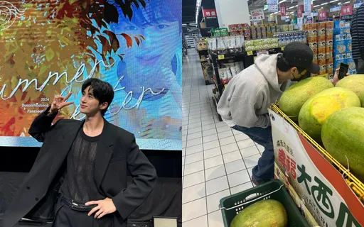邊佑錫自拍合照大西瓜 家樂福發文粉絲狂喊:要應徵當西瓜