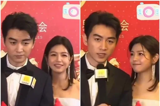 難得合體片證明陳曉不愛了？！陳妍希看老公眼冒愛心他撇嘴不耐煩