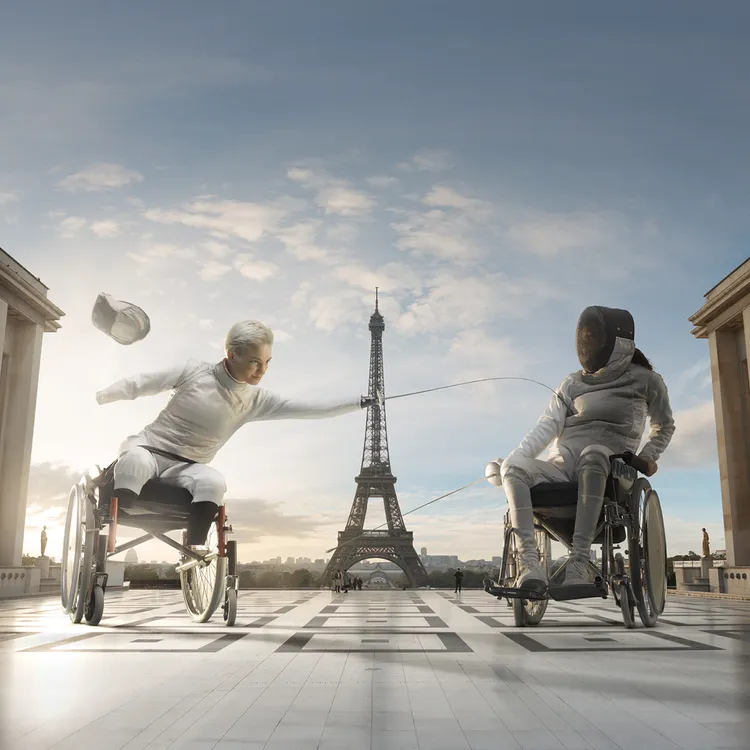 OMEGA PARIS 2024廣告宣傳活動。品牌提供