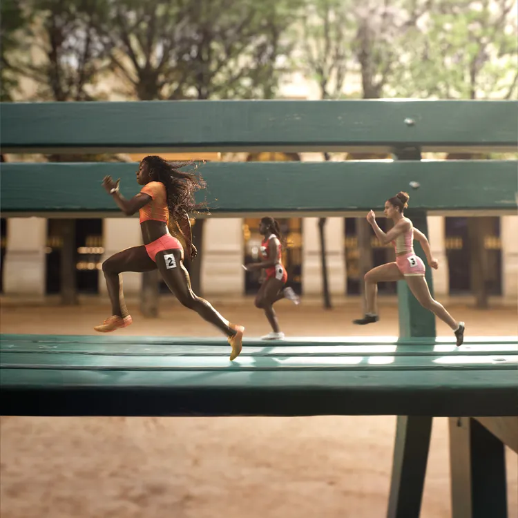 OMEGA PARIS 2024廣告宣傳活動。品牌提供