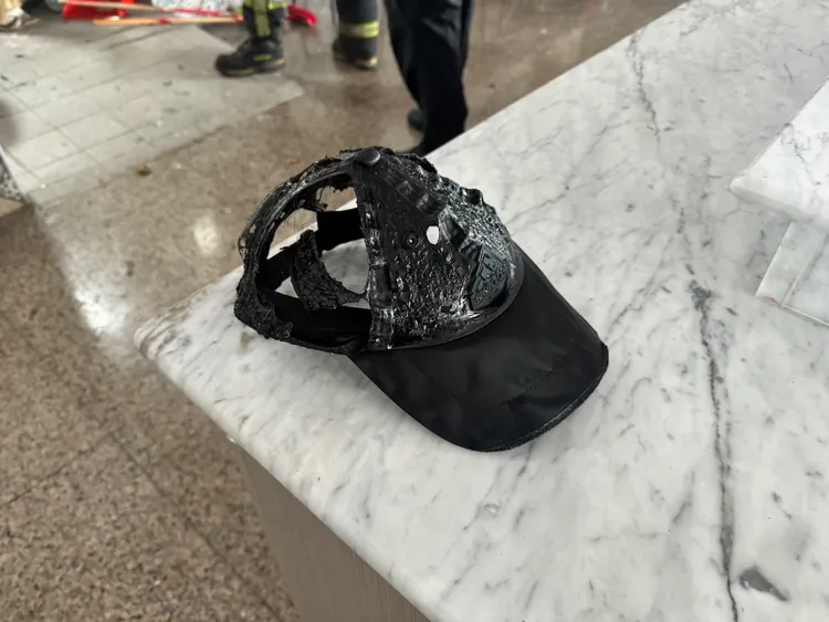 一名員工有50%燒燙傷。翻攝畫面